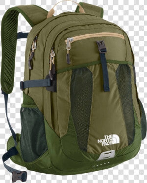 Download This High Resolution Backpack Png Clipart   North Face Olive Green Backpack  Transparent Png