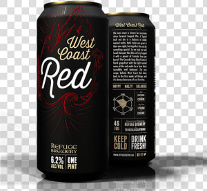 Refuge Brewing Co West Coast Red Ipa   Coca cola  HD Png Download