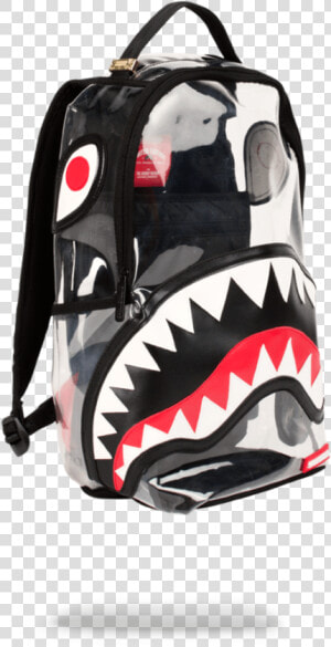 Sprayground 20 Vision Shark Backpack   Sprayground Clear Shark Backpack  HD Png Download