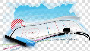 Poster Ice Hockey Silhouette Illustration   Bobsleigh  HD Png Download