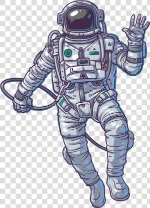 About Aesthetics Hellospacemen   Astronaut Floating In Space Drawing  HD Png Download