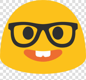 Nerd Transparent Emoji Glass Clip Free Stock   Transparent Background Nerd Emoji  HD Png Download