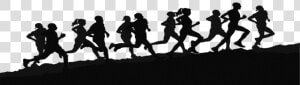 Safe  amp  Sober Annual 5k Run walk   Silhouette People Running Png  Transparent Png