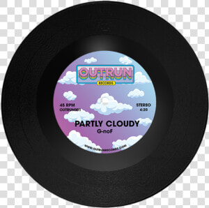 Partly Cloudy Vinyl Render 2   Circle  HD Png Download