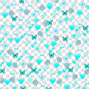  blue emoji background  backgrounds  heart crown heartcrown   Aesthetic Emoji Background Png  Transparent Png