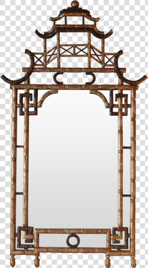 Chinoiserie Mirror   Mirror  HD Png Download