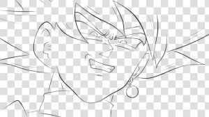 Goku Black 1png   Line Art Goku Black  Transparent Png