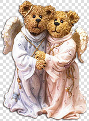 2nd Edition Boyds Bearstones Figurine Heavenly Friends   Bear Figurine Png  Transparent Png