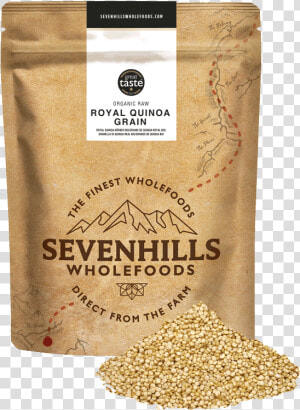 Sevenhills Wholefoods Organic Raw Royal Quinoa Grain   Whole Foods Hemp Protein Powder  HD Png Download