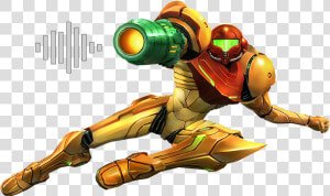 Metroid Music   Metroid Prime Samus Render  HD Png Download