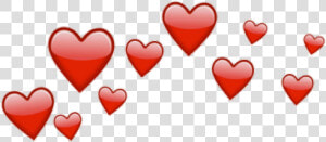  rojo  red  heart  hearts  heartcrown  corazon  corazones   Heart  HD Png Download