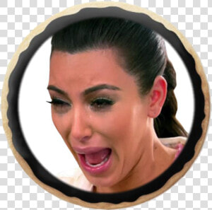 Transparent Kim K Png   Kim K Crying Meme  Png Download