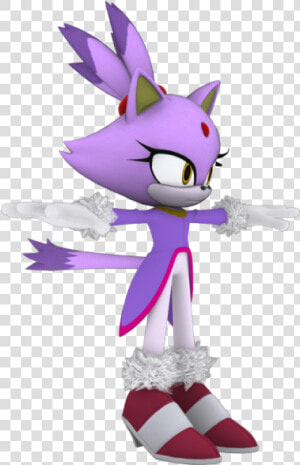 Download Zip Archive   Blaze The Cat 3d Model  HD Png Download