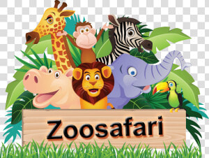 Art Transprent Png Free Download Mammal Fauna   Zoo Safari Clip Art  Transparent Png