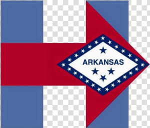 Hillary For Arkansas   Confederate Flag Vs Arkansas Flag  HD Png Download