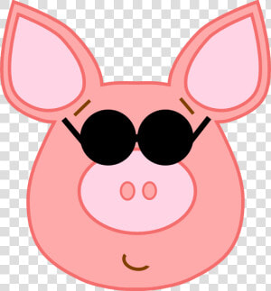 Cool Pig Svg Clip Arts   Pig In Pearls Clip Art  HD Png Download