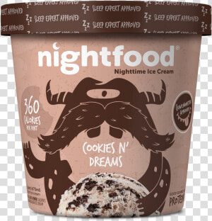 Nightfood Cookies N   Nightfood Ice Cream  HD Png Download