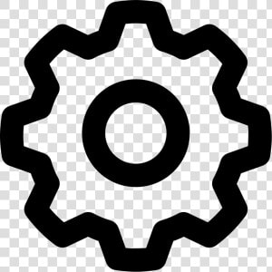 Settings Cog   Gear Optimization Icon  HD Png Download