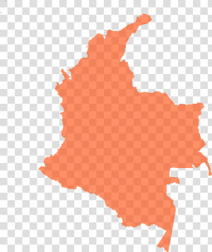 Mapa De Colombia Vector  HD Png Download