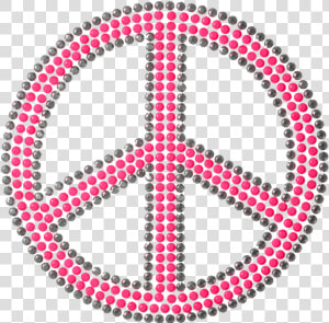 Peace Sign Neon Pink   Myanmar Elections  HD Png Download