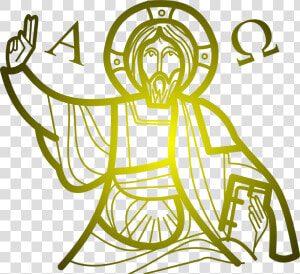 Christo Pantocrator   Jesus Pantocrator Png  Transparent Png