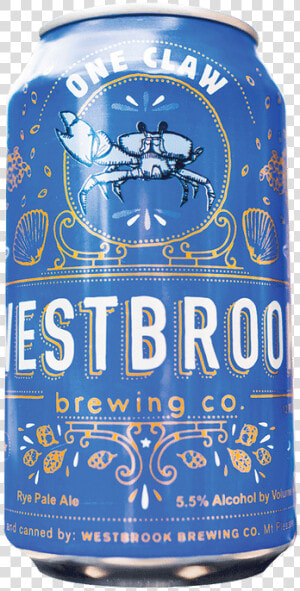 Westbrook One Claw Rye Pale Ale   Westbrook One Claw  HD Png Download