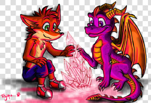 Transparent Spyro The Dragon Png   Crash Bandicoot Purple Ripto  39 s Rampage E Spyro Orange  Png Download