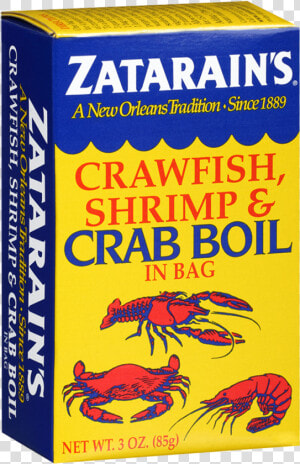 Crawfish Shrimp And Crab Boil In A Bag   Zatarans Crab Boil  HD Png Download