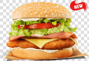 Tendercrisp Bacon  amp  Avocado   Cheeseburger  HD Png Download