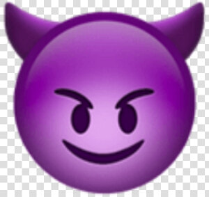 Purple Devil Emoji Png   Devil Emoji  Transparent Png