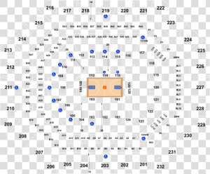 Arena Seating Chart Section 101 Row 5 Talking Stick  HD Png Download