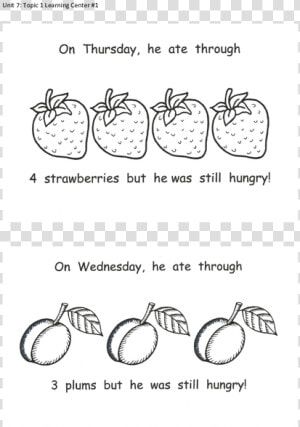 Hungry Caterpillar Plum Png Black And White   Mcintosh  Transparent Png