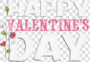 Valentine  Day  Happy Valentine S Day  Message  Pink   Illustration  HD Png Download