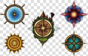 Caeora’s Free Compasses For Worldanvil   Ship Wheel Logo Design  HD Png Download