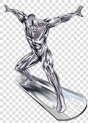 Silver Surfer Png Image Background  Transparent Png