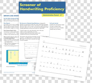 Tears Handwriting Without Proficiency Without Screener   Learning Without Tears Handwriting Screener  HD Png Download