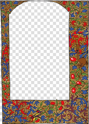 Medieval Border Frame   Transparent Medieval Illuminated Borders  HD Png Download