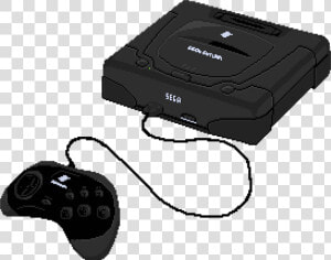 Sega Saturn Png   Sega Saturn Console Art  Transparent Png