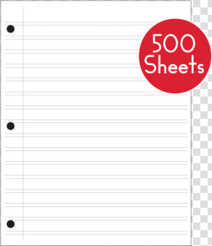 Narrow Notebook Paper   Types Of Notebook Lines  HD Png Download