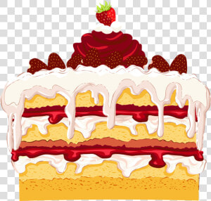 Strawberry Cake Png Clipart   Strawberry Cake Clip Art  Transparent Png