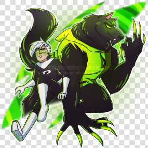 Dannymay Day Fifteen   Danny Phantom And Wulf  HD Png Download