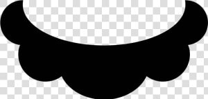 Mario Mustache Filled Icon   Bigote De Mario Bros  HD Png Download