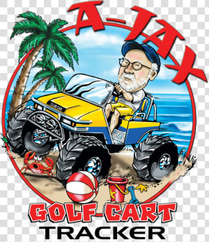 A jax Golf Cart Tracker   Golf Cart  HD Png Download