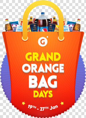 Orange Bag Days Large   Demas E Divas  HD Png Download