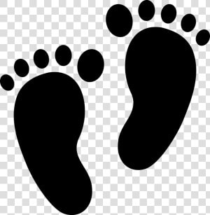 Foot Free Download Png Clipart   Baby Feet Silhouette  Transparent Png