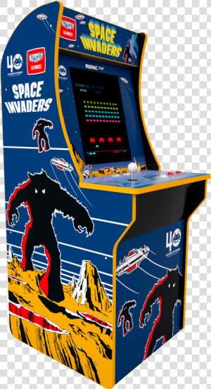 Space Invaders Arcade Cabinet Class Lazyload Lazyload   1up Arcade Space Invaders  HD Png Download