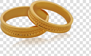 Classic Curvy Gold Couple Ring   Bangle  HD Png Download