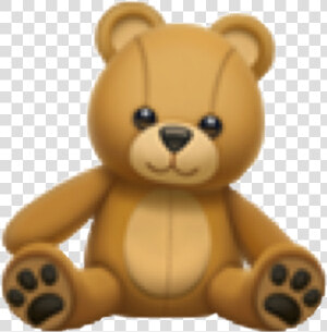  emoji  teddy  teddybear  spielzeug  croissons  brown   Iphone Teddy Bear Emoji  HD Png Download