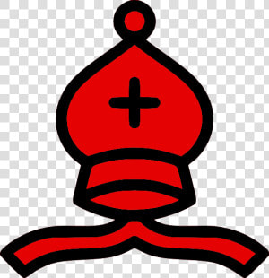 Chess       Bishop   02    28red 29   Chess Bishop Png Red  Transparent Png