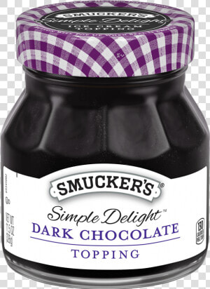 Simple Delight® Dark Chocolate Topping   Smuckers  HD Png Download